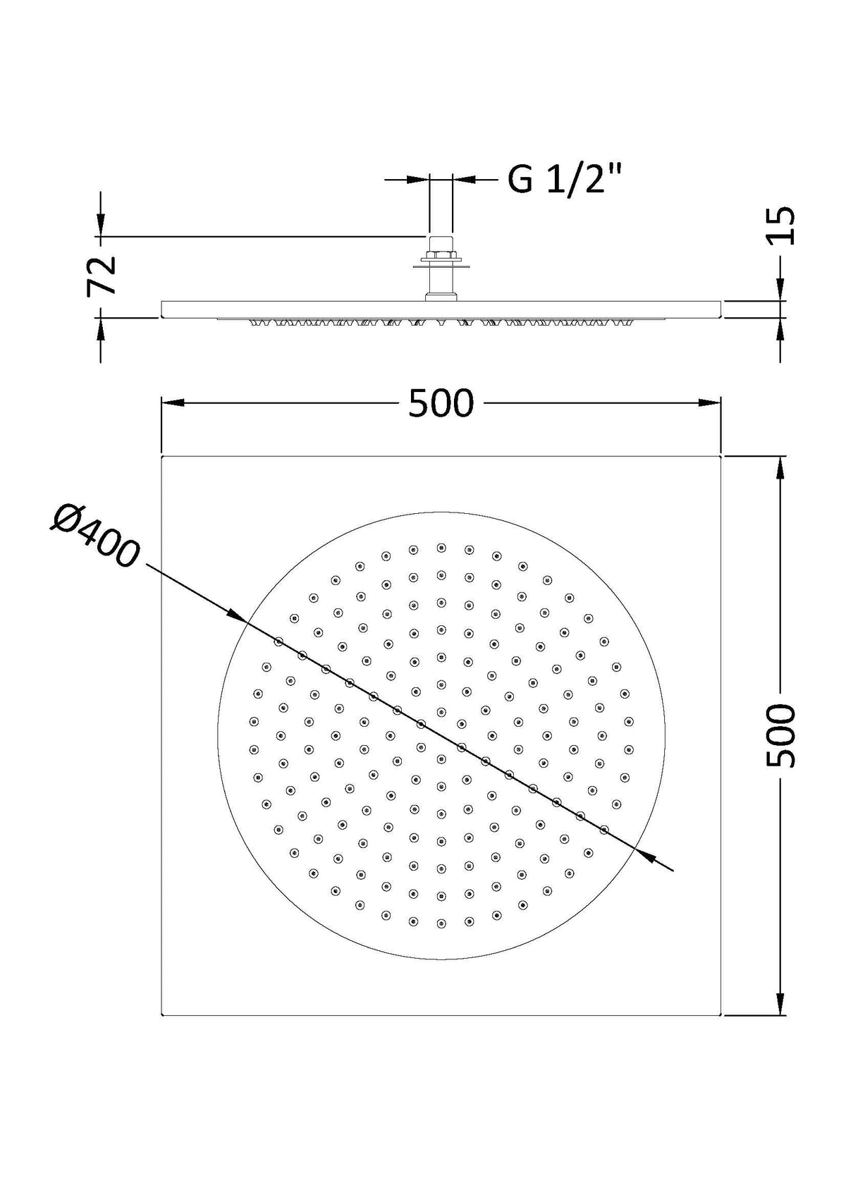 Fixed Shower Heads Ceiling Tile Fixed Head