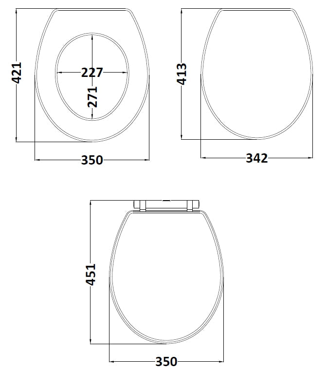 Richmond Carlton Toilet Seat