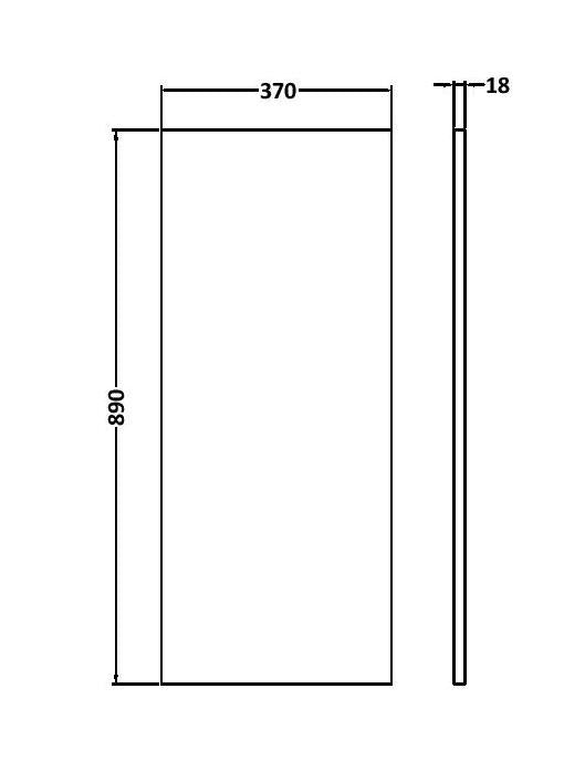 Fusion Decorative End Panel