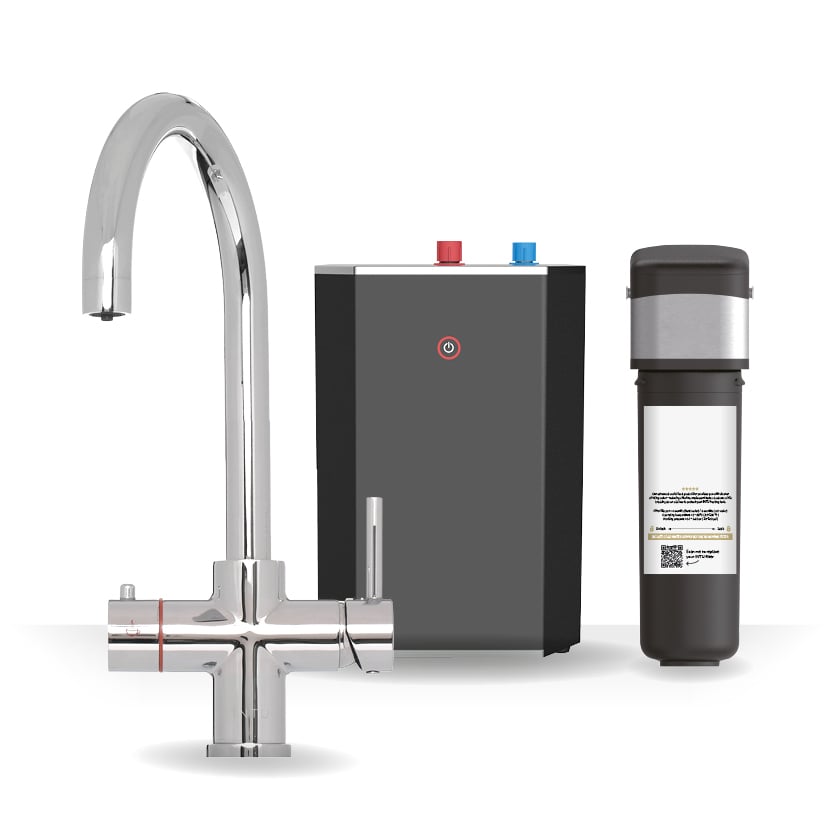 Brewmaster Chrome 3-1 swan tap with standard tank