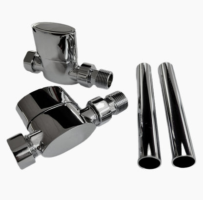 Aspen Radiator Valve Straight 15mm (Pair)