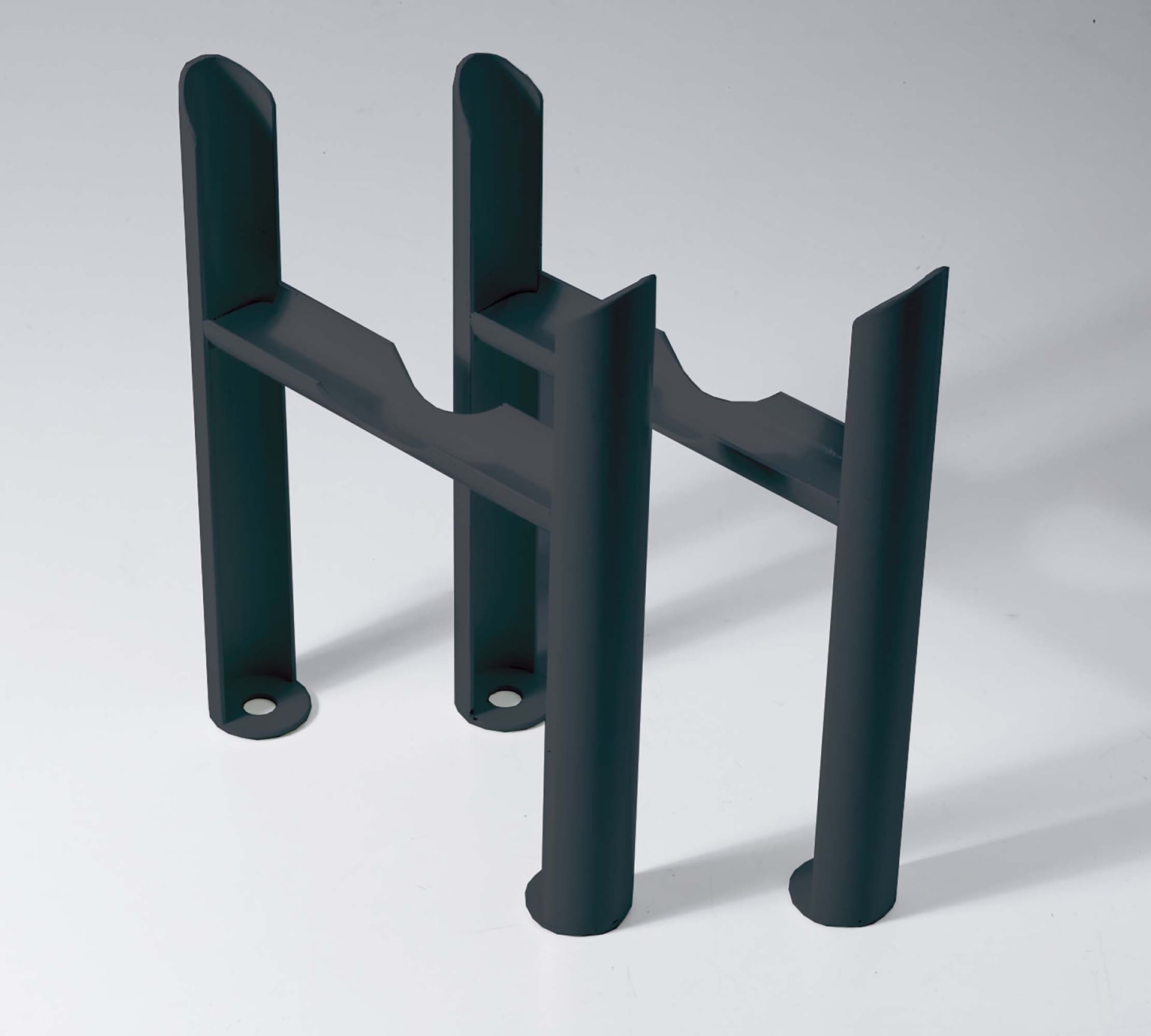 3 column Insertable Feet (pair) Anthracite
