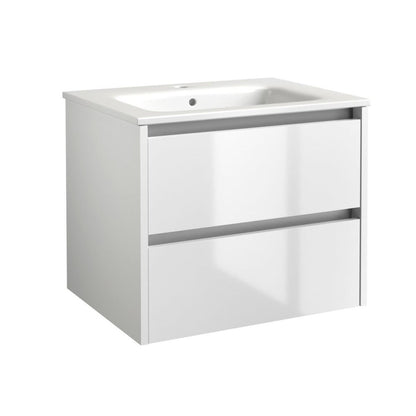 City 600x460mm Wall Mounted Unit White