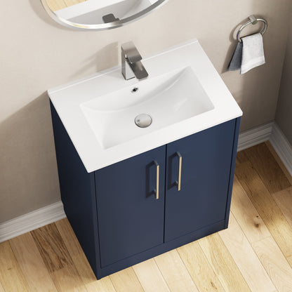 Hudson Reed Juno 600mm Floor Standing 2-Door Vanity & Basin