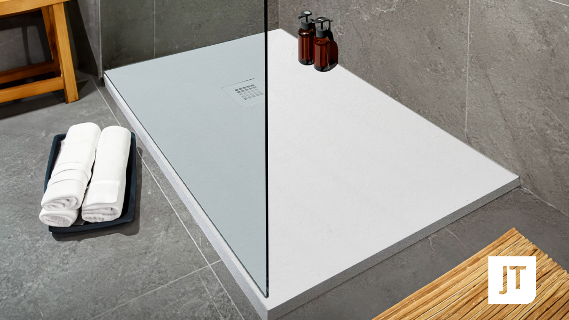 Stone Rectangle Tray - 1200x700mm White