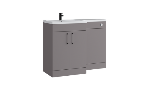Dove L-Shape Door Unit Slate Grey