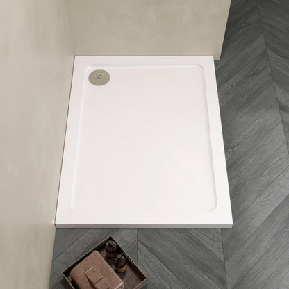 Rectangular Slimline Shower Tray 1000 x 760mm