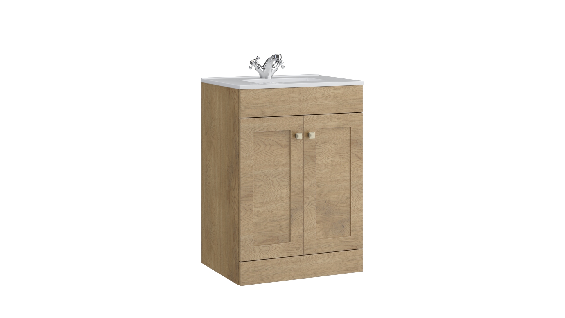 Sanctuary 500mm 2 Door Floor Standing Unit Torro Oak