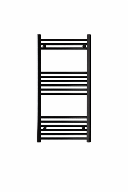 22mm Straight Towel Rail 500mm x 1200mm Black