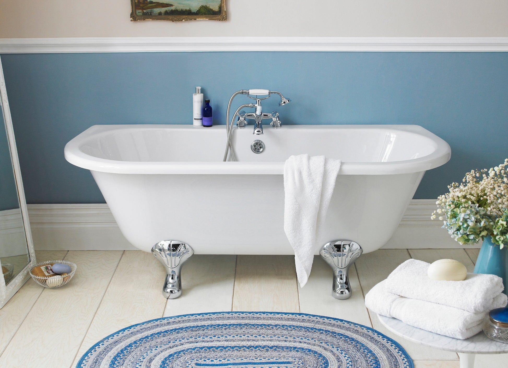 Hudson Reed Leg 1700mm Freestanding Bath With Waste And Legs