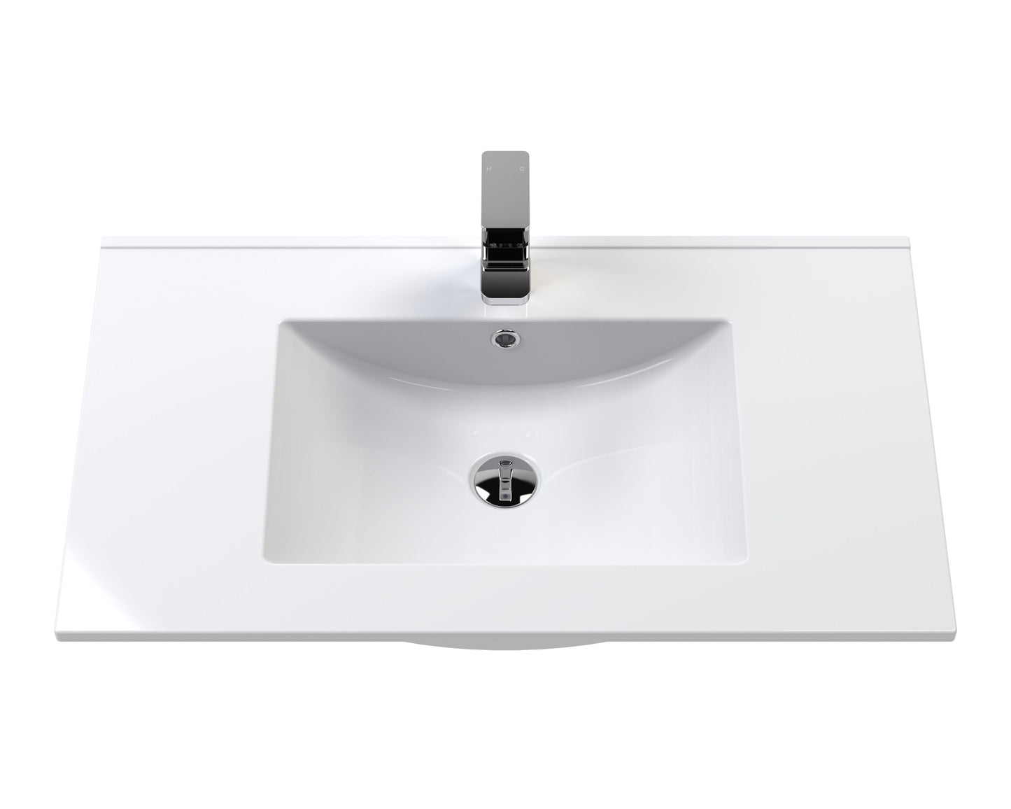 Lille 800mm Wall Hung 2-Drawer Vanity with Basin - 1 Tap Hole