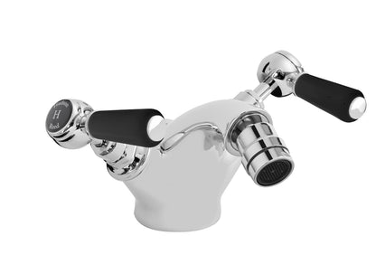 Black Topaz With Lever Handle Bidet Tap