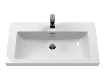Hudson Reed Old London 800mm Storm Grey 2-Door Basin Unit With Basin