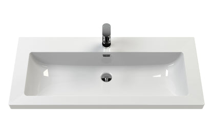 Lille 800mm Floor Standing 2-Drawer Vanity with Basin - 1 Tap Hole