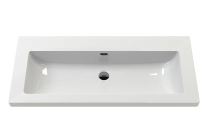 Lille 800mm Wall Hung Single Drawer Vanity with Basin - 0 Tap Hole