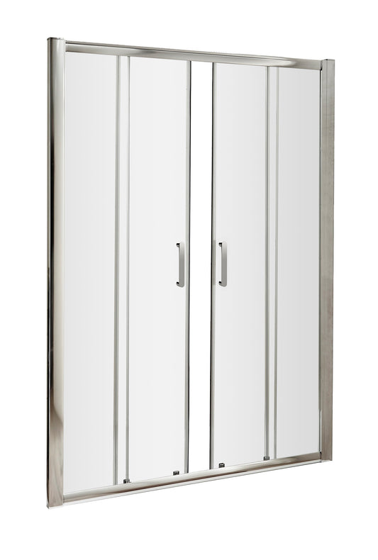 Hudson Reed Pacific 1700mm Double Sliding Door 6mm Glass Shower Enclosure