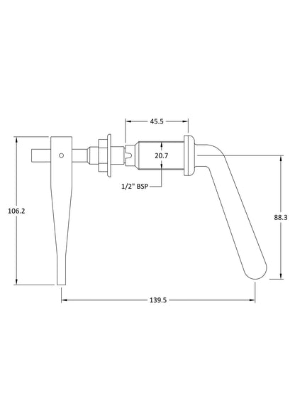 Ceramics Accessories Metal Universal Lever