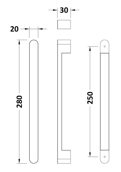 Single Handle Apex (250mm CENTRES)