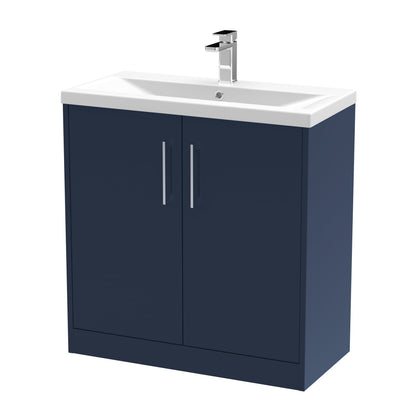Hudson Reed Juno 800mm Floor Standing 2-Door Vanity & Basin