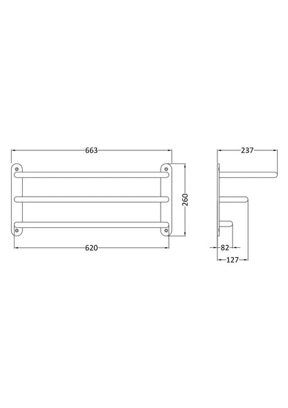 3 Tier Towel Rack