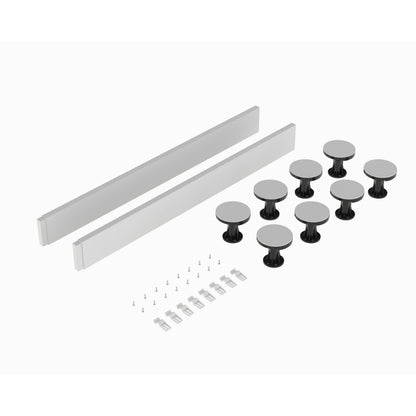 Hudson Reed 1000mm Square & Rectangular Trays Leg Set With Plinth, Legs, Clips & Screws