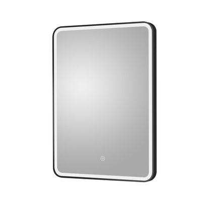 Hydrus 700mm x 500mm Black Framed Mirror