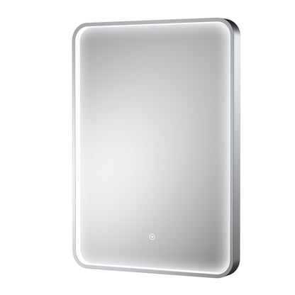 Pictor Polished Chrome Inset Frame LED Mirror - 700 x 500mm