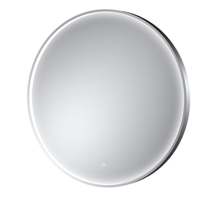 Mensa Polished Chrome Inset Frame LED Mirror - 800mm