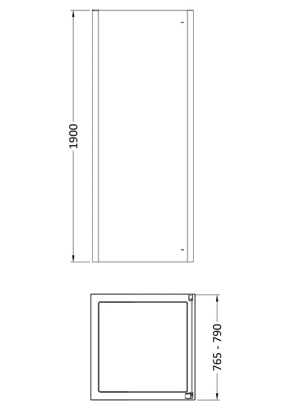 Apex 800mm Side Panel