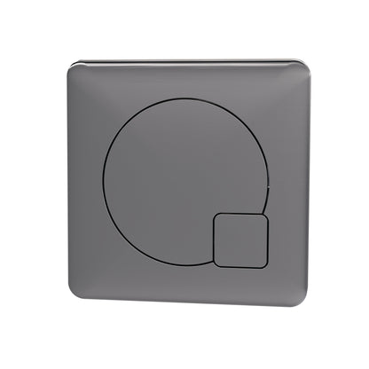 Square Dual Flush Push Button