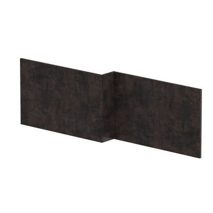 Havana Square L Shape Shower Bath Front Panel & Plinth, 1700mm