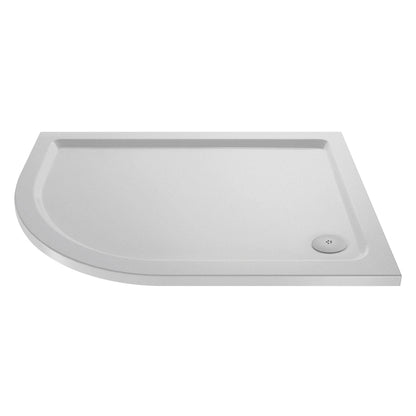 Slip Resistant Offset Quadrant Slimline Shower Tray Left Hand 1200 x 800mm