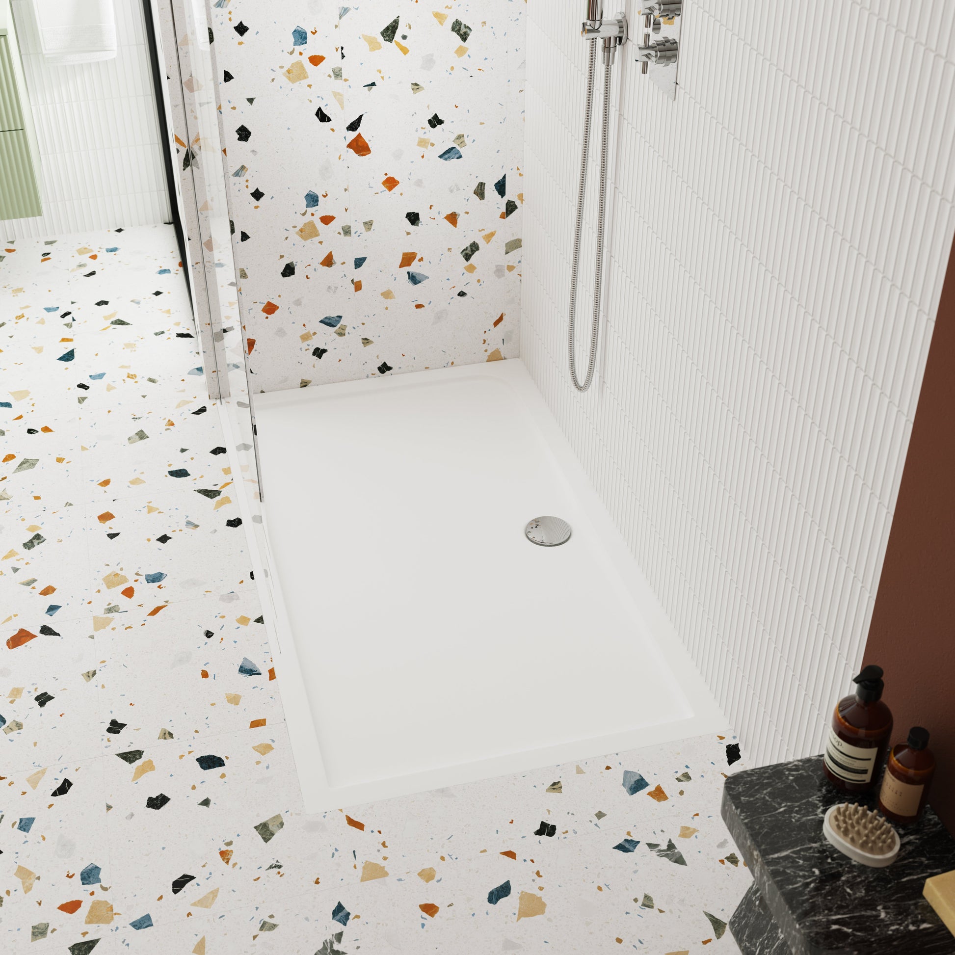 Slip Resistant Rectangular Slimline Shower Tray 1800 x 900mm