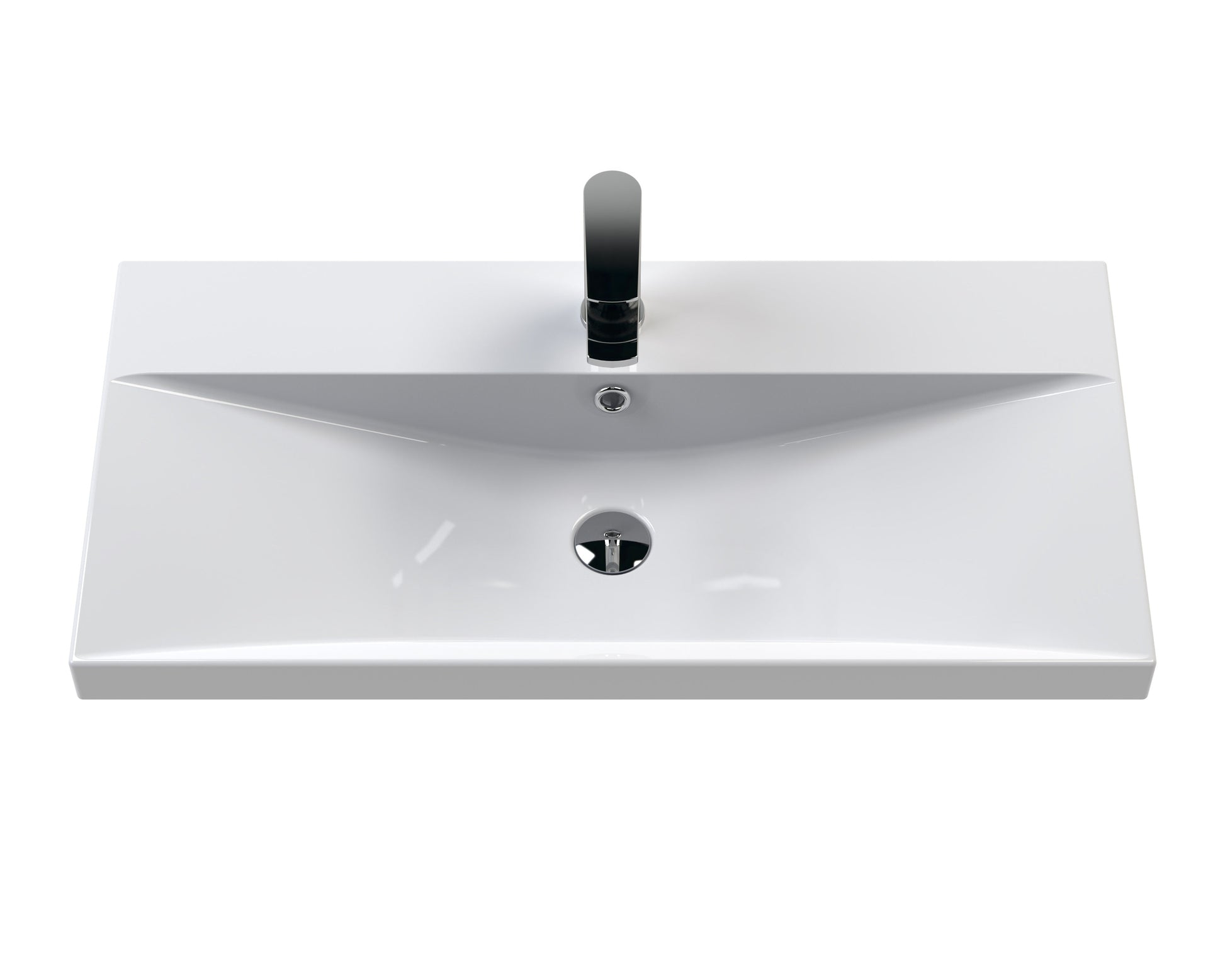 Hudson Reed Urban 800mm Floor Standing 2 Door Vanity Unit with Thin-Edge Basin