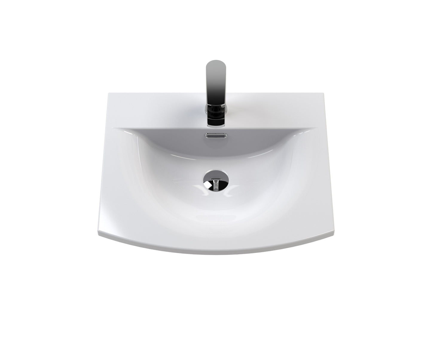 Hudson Reed Juno 510mm Metallic Slate Floor Standing 2 Door Vanity Basin Unit With Handles