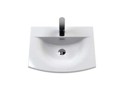 Hudson Reed Urban 510mm Satin Grey Floor Standing Vanity Unit with Basin