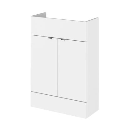 Fusion Fitted Floor Standing 2 Door Vanity Unit Compact 600mm