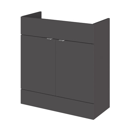 Fusion Fitted Floor Standing 2 Door Vanity Unit 800mm