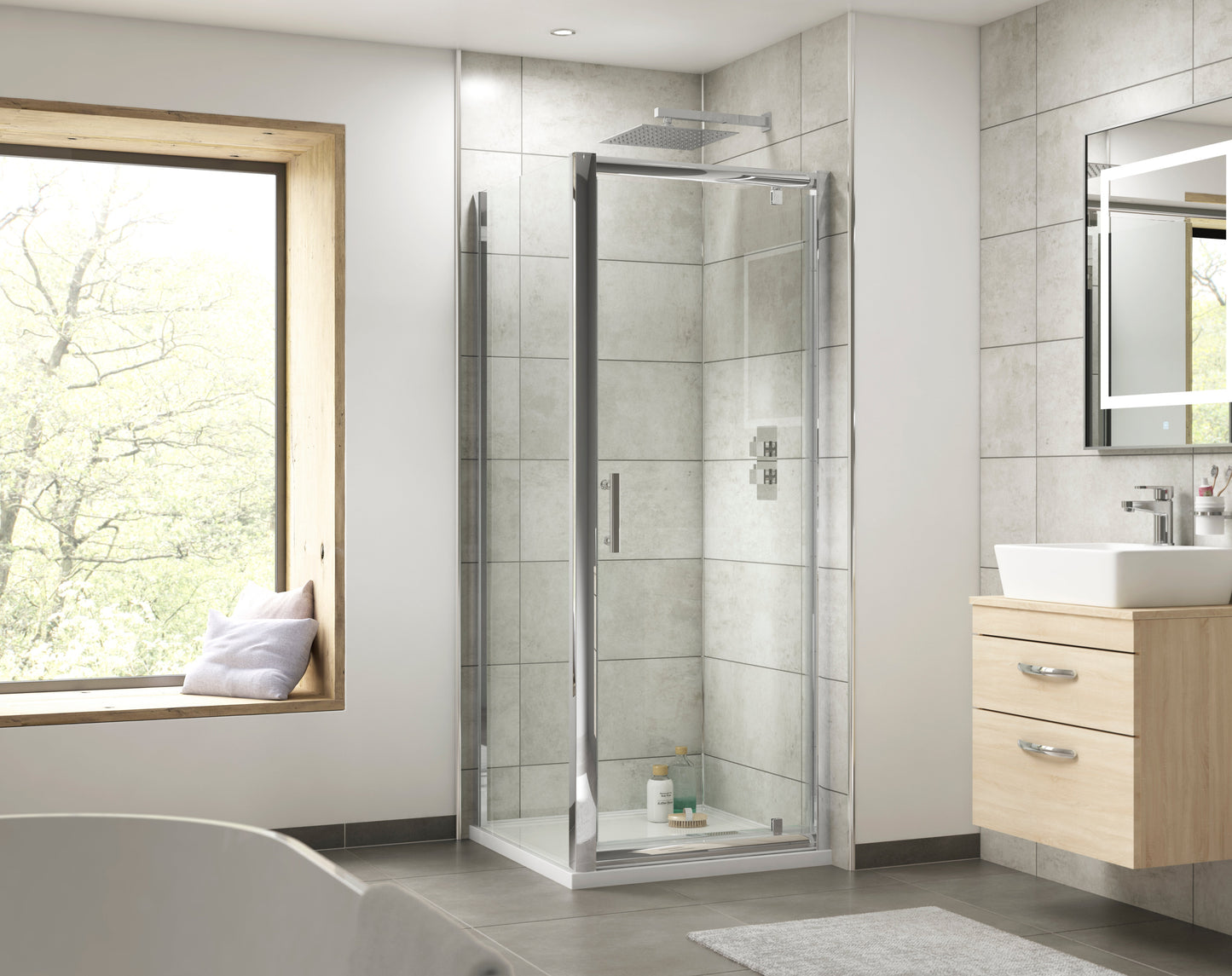 Pacific 760mm Side Panel 6mm Glass