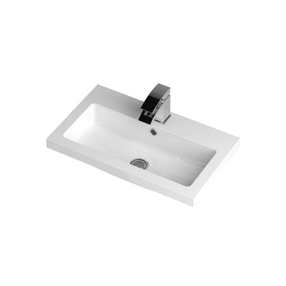 Hudson Reed Fusion 600mm Floor Standing 2 Door Vanity Unit & Polymarble Basin With Handles
