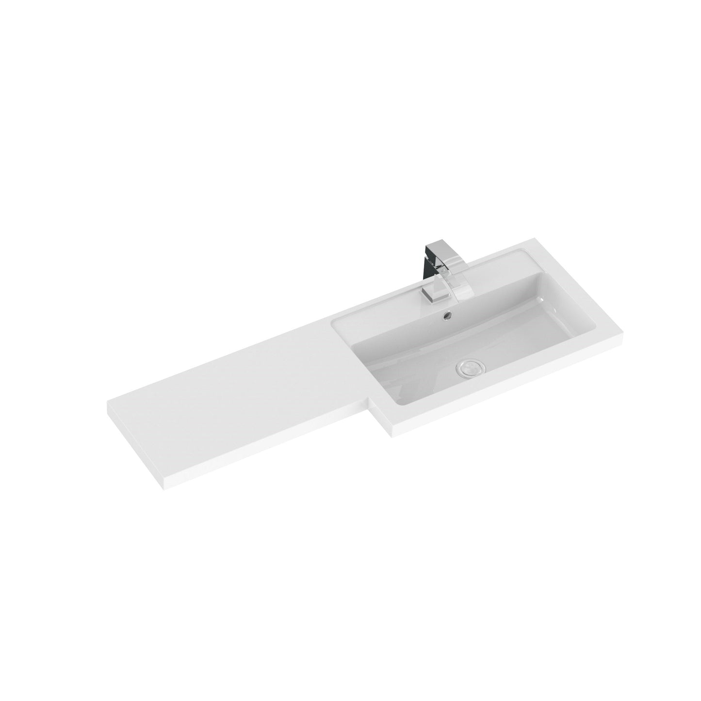 Hudson Reed Fusion 1000mm Floor Standing 2 Door Right Hand Vanity Basin & Toilet Combination
