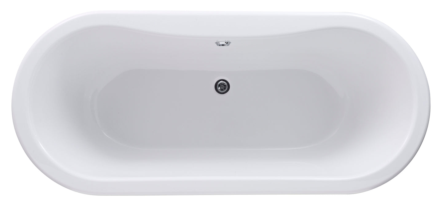 Hudson Reed 1490mm Freestanding Bath With Deacon Legs