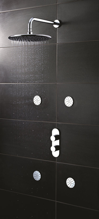Indus Twin Thermostatic Shower Valve With Diverter