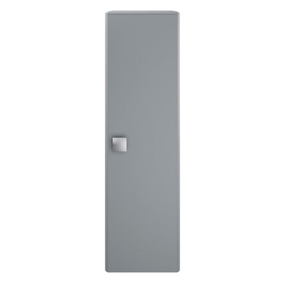 Hudson Reed Sarenna 350mm 1 Door Dove Grey Wall Hung Tall Cabinet With Handles