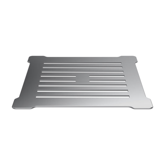 Square Shower Waste With Chrome Top