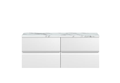 Hudson Reed Urban 1205mm Wall Hung 4-Drawer Unit With Laminate Worktop