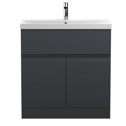 Hudson Reed Urban 800mm Floor Standing 2 Door Vanity Unit with Basin