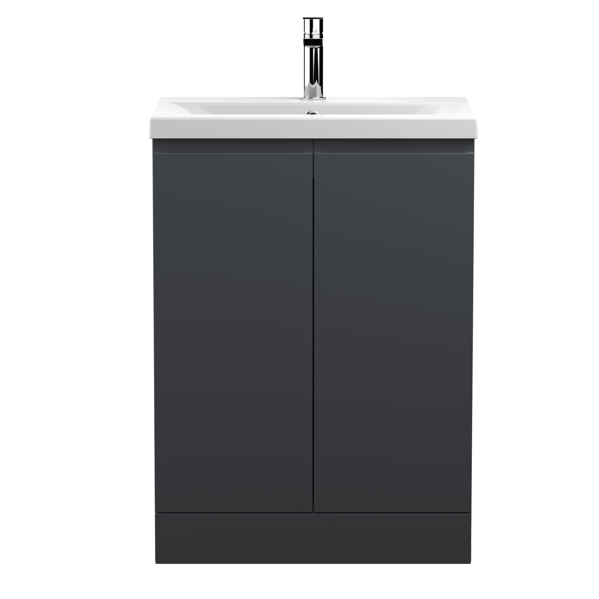Hudson Reed Urban 600mm Floor Standing 2 Door Vanity Unit with Basin