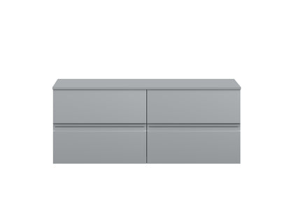 Hudson Reed Urban 1200mm Wall Hung 4-Drawer Unit With Worktop