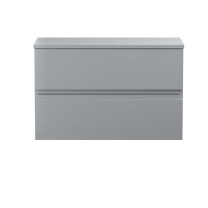 Hudson Reed Urban 800mm Wall Hung 2 Drawer Vanity Unit With Worktop